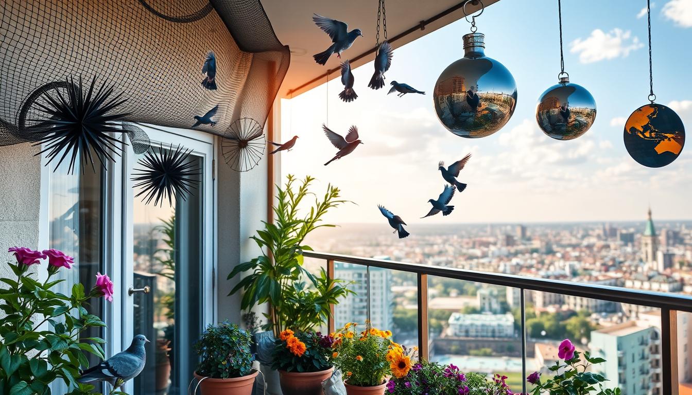 Jak osłonić balkon przed gołębiami
