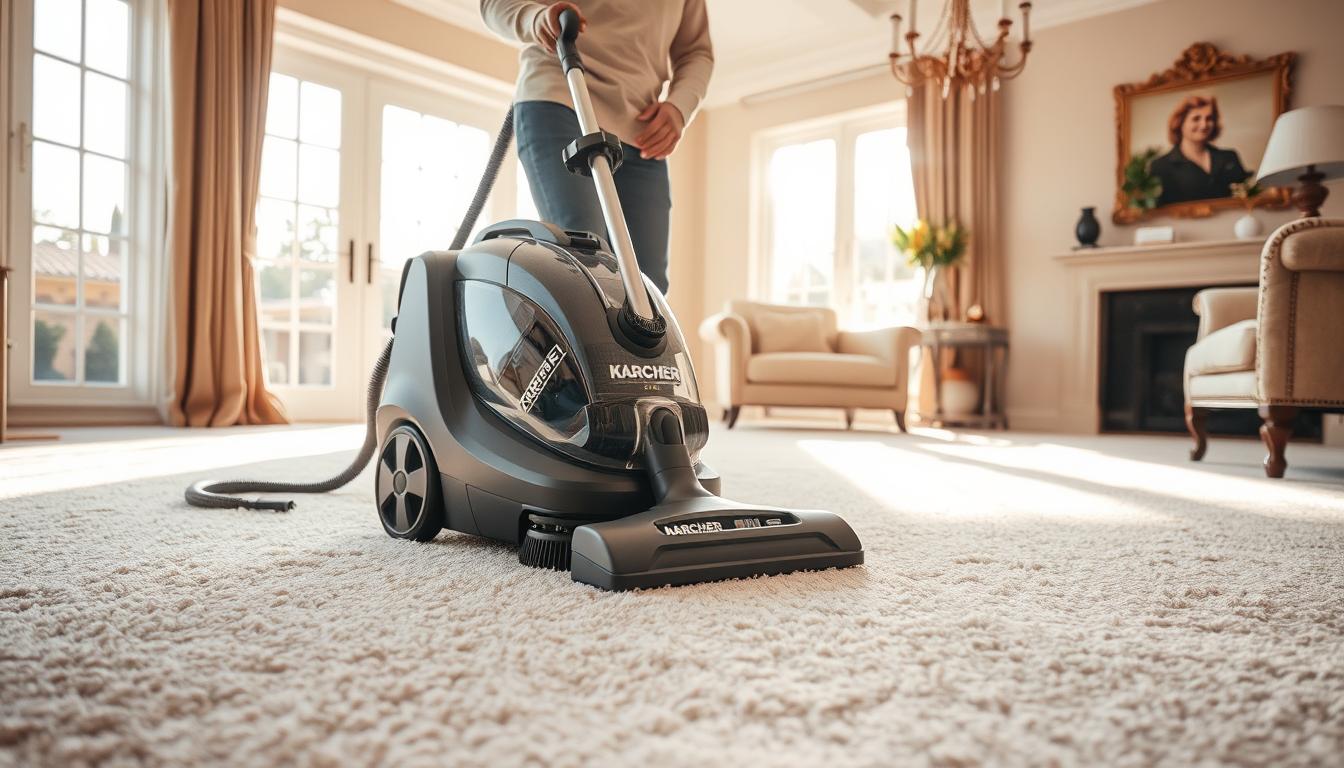 Jak prać dywan odkurzaczem piorącym karcher