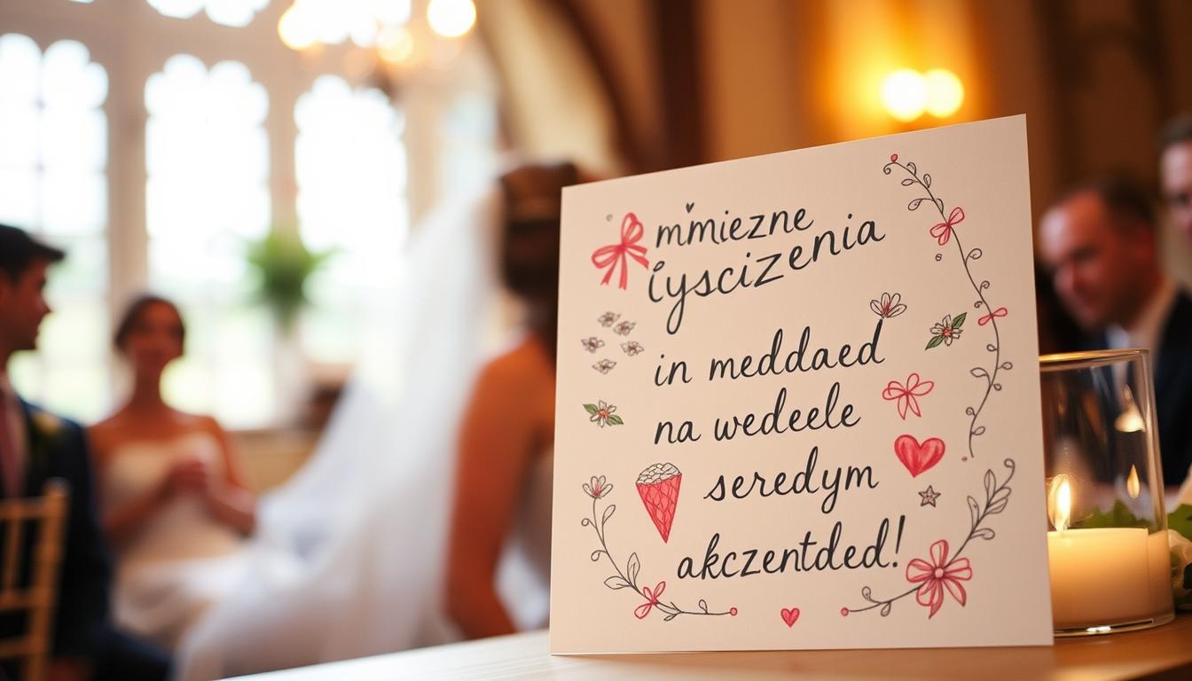 Śmieszne życzenia na wesele