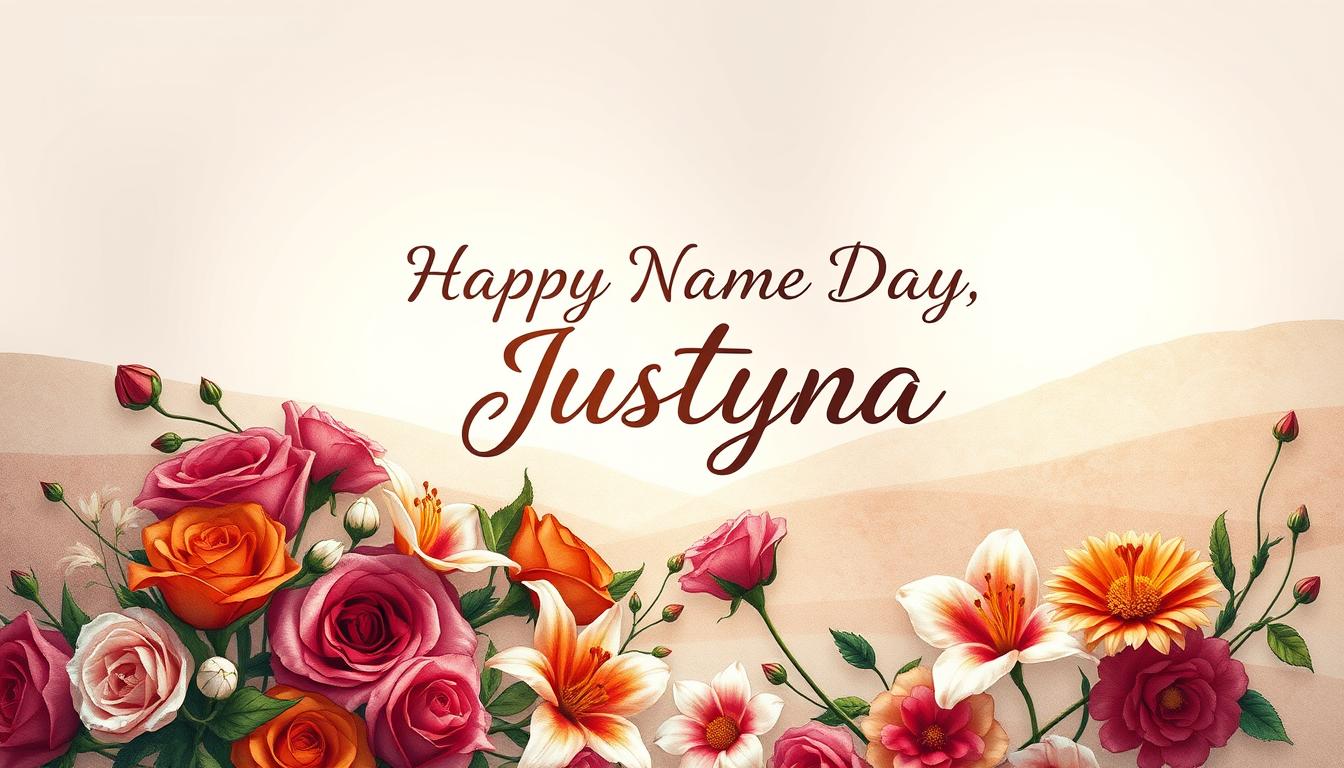 Życzenia imieninowe dla justyny