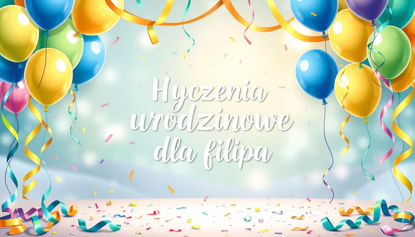 Życzenia urodzinowe dla filipa