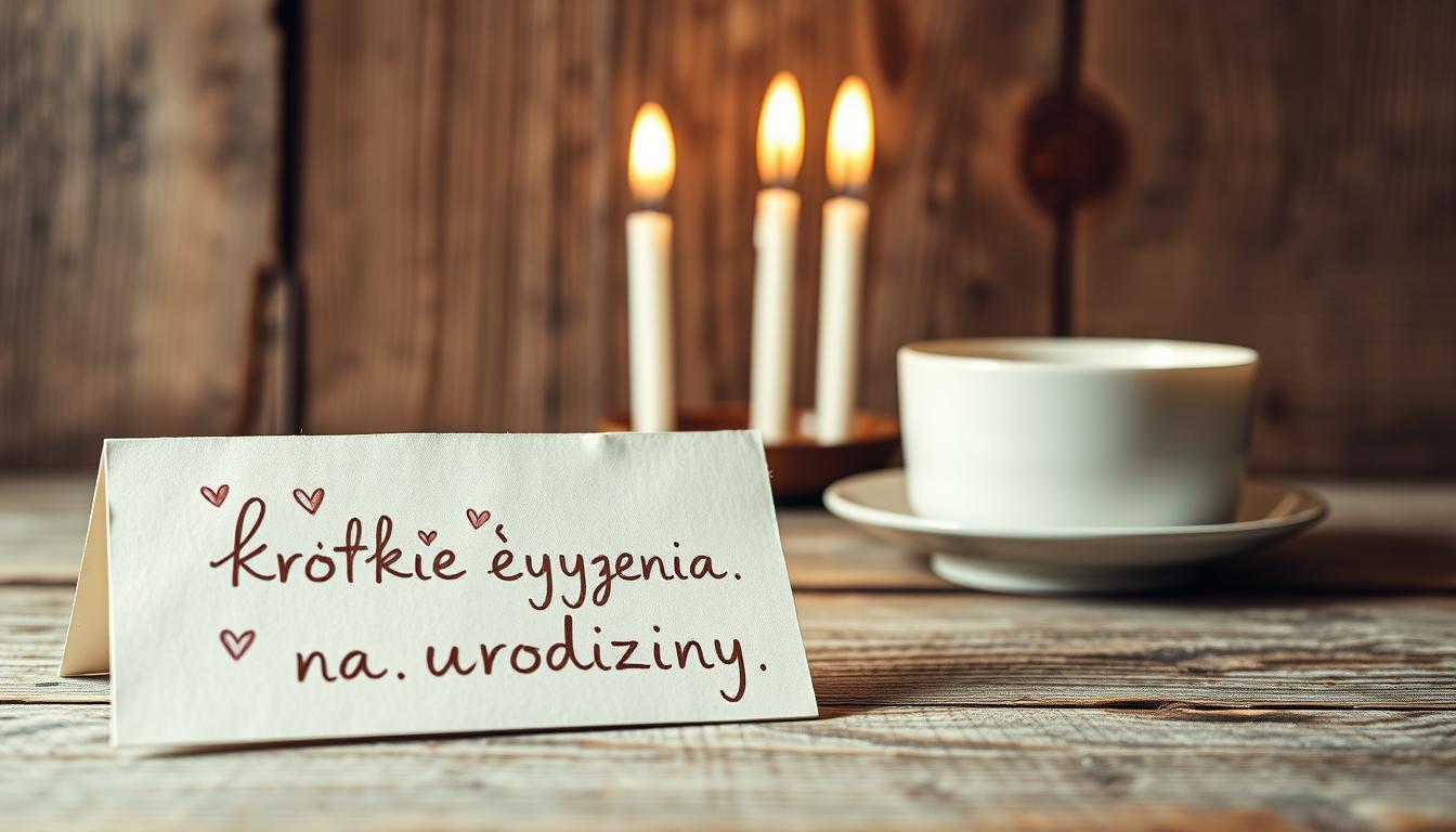 Bardzo krótkie życzenia urodzinowe