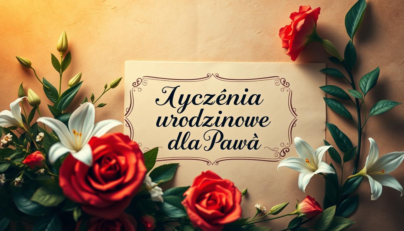 Życzenia urodzinowe dla pawła