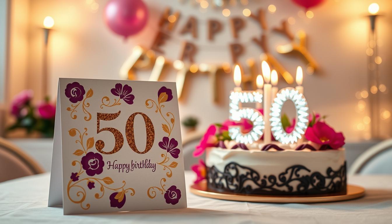 Piękne życzenia na 50 urodziny
