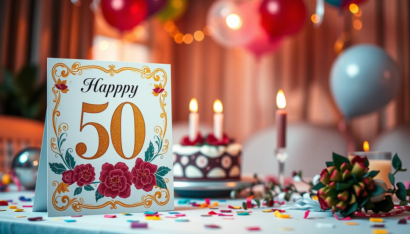 Życzenia urodzinowe na 50